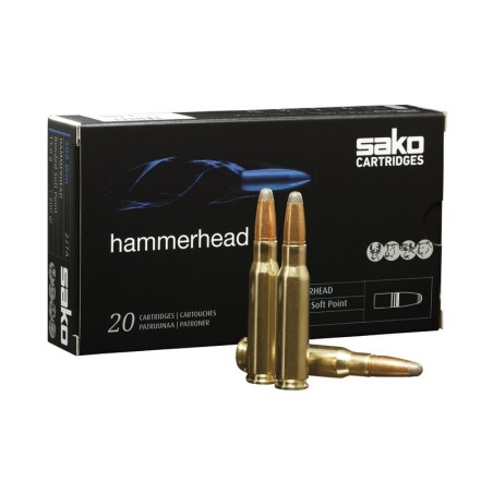 Cartouche SAKO calibre 7 RM HAMMERHEAD SP 170grs 11g  x20