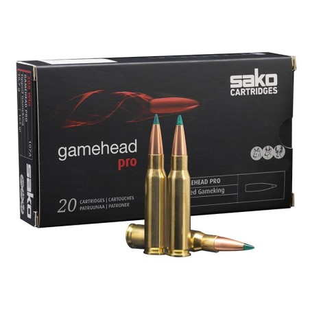 Cartouche SAKO GAMEHEAD PRO calibre 300 win mag SP 165grs x20