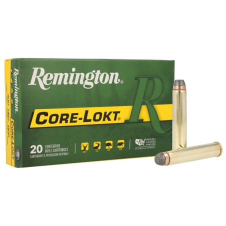 Cartouche Remington calibre 444 MARLIN 240grs CORE LOCK SP x20