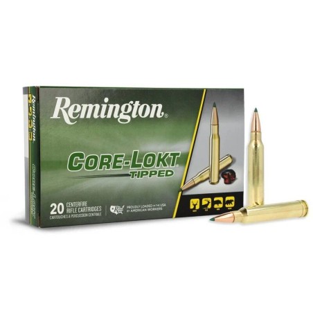 Cartouche REMINGTON CORE LOKT TIPPED 300win mag 180grs x20