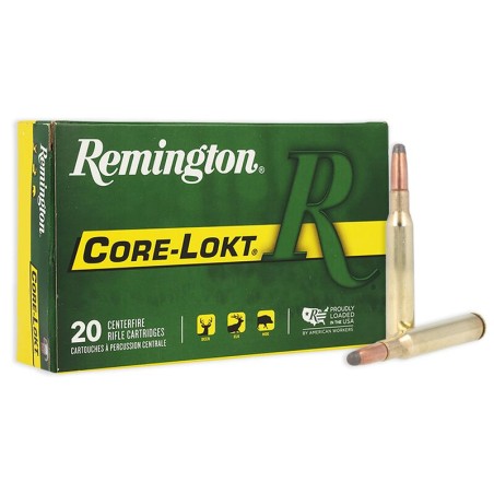 Cartouche calibre 280 REMINGTON 165grs core-lokt sp x20