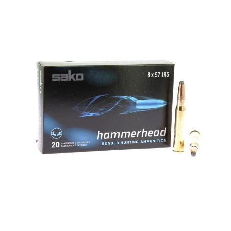 Cartouche SAKO calibre 8X57JRS HAMMERHEAD SP 200grs x20